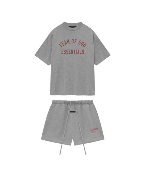 1:1 quality version BACK TO SCHOOL Collection Letter Print Tee &  Shorts Set 4colors