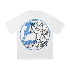 Slogan Angel Print Tee 2 colors 28572178