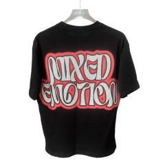 Rhinestone Letter Print Tee 28572181
