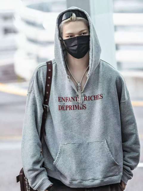 ERD Pin Gray Hoodie