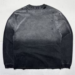 ERD Distressed T-Shirt Black