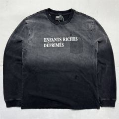 ERD Distressed T-Shirt Black