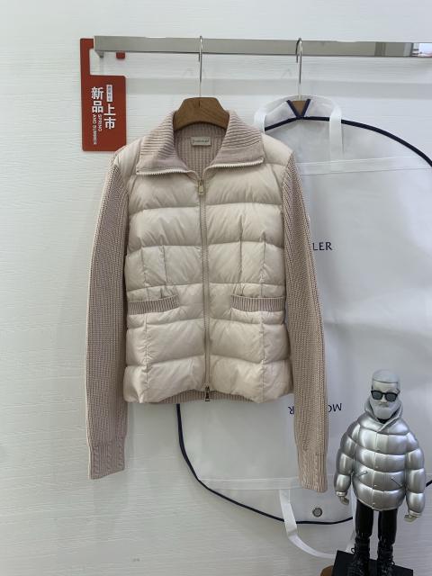 1:1 Top Quality Puffer Down Jacket with Knit Sleeve (NFC SCAN)