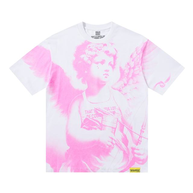 Pink Angel Print Tee 28599022