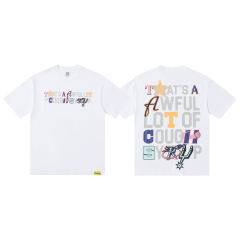 Colorful Cartoon Alphabet Print Tee 2 colors 28499596