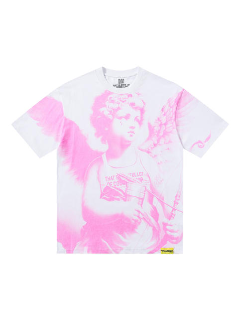 Pink Angel Print Tee 28599022