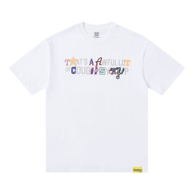 Colorful Cartoon Alphabet Print Tee 2 colors 28499596