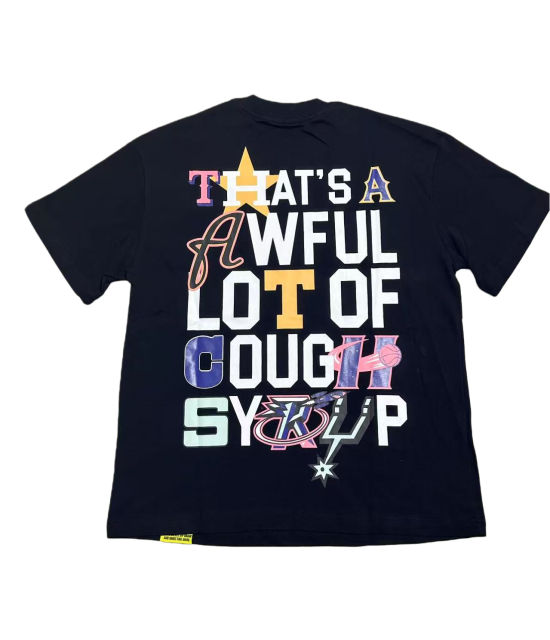 Colorful Cartoon Alphabet Print Tee 2 colors 28499596