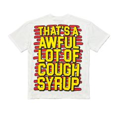 Parody Cartoon Drink Cup Print Tee 28499615
