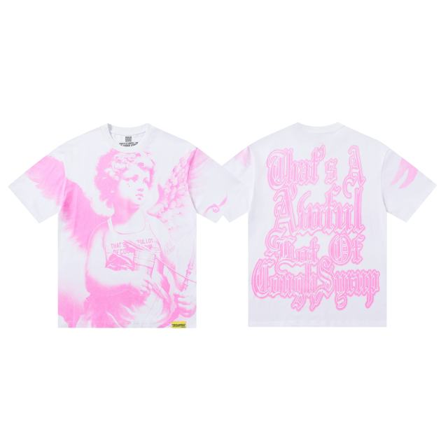 Pink Angel Print Tee 28599022