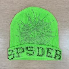 Sp*der Rhinestone Beanie Hat