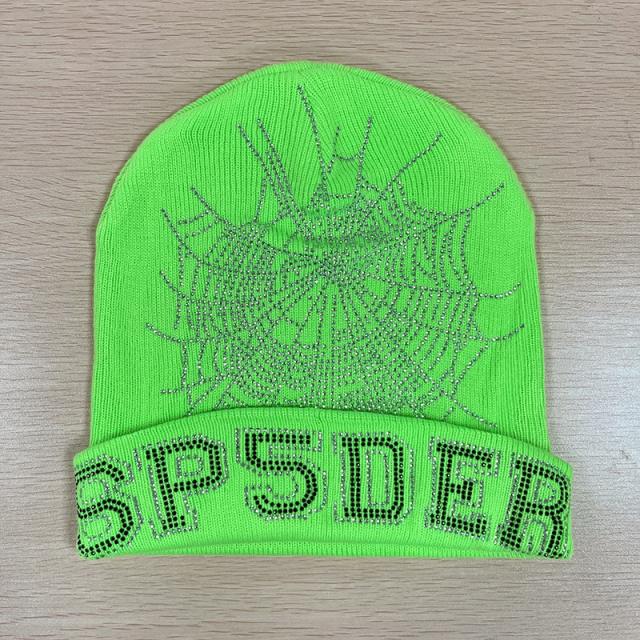 Sp*der Rhinestone Beanie Hat