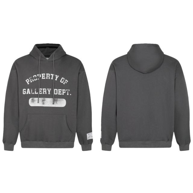 GALLERY DEPT Gray Hoodie Clean Fits