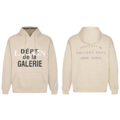 GALLERY DEPT Beige Hoodie Clean Fits
