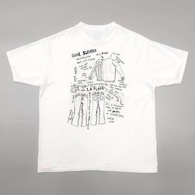 1:1 quality version Graffiti Word Print Tee