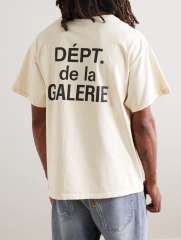 1:1 quality version Gallery Dept Chest Green Letter Print Tee