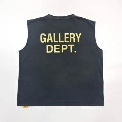 1:1 quality version Gallery Dept Miami Letter Print Washed Version Vest