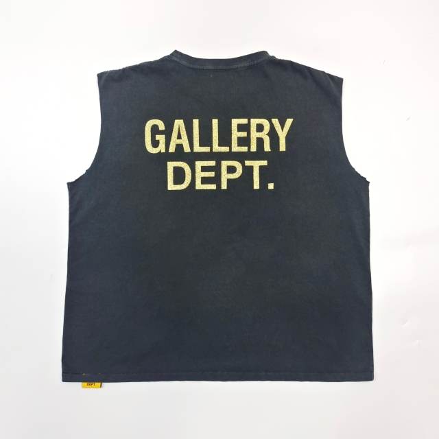 1:1 quality version Gallery Dept Miami Letter Print Washed Version Vest