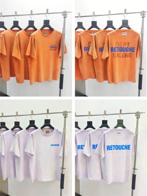 Gallery Dept 1:1 quality version RETOUCHE Torn Letter Print Tee 2 colors