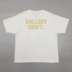 1:1 quality Gallery Dept Double Skull Surf Print Aged Tee