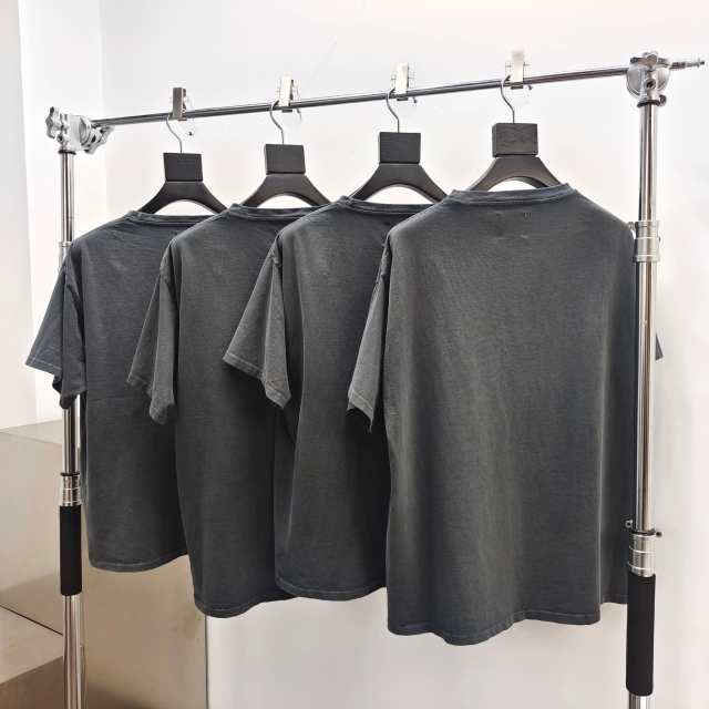 1:1 quality version Gallery Dept Colored ink bucket printed washed Tee