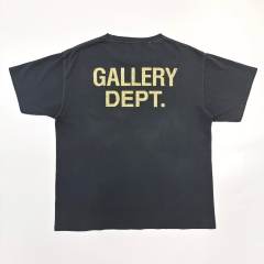 1:1 quality Gallery Dept Haunted House Letter Print Washed Version Tee