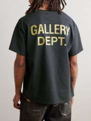 1:1 quality version Gallery Dept Colorful Hair Skull Print Washed Version Tee