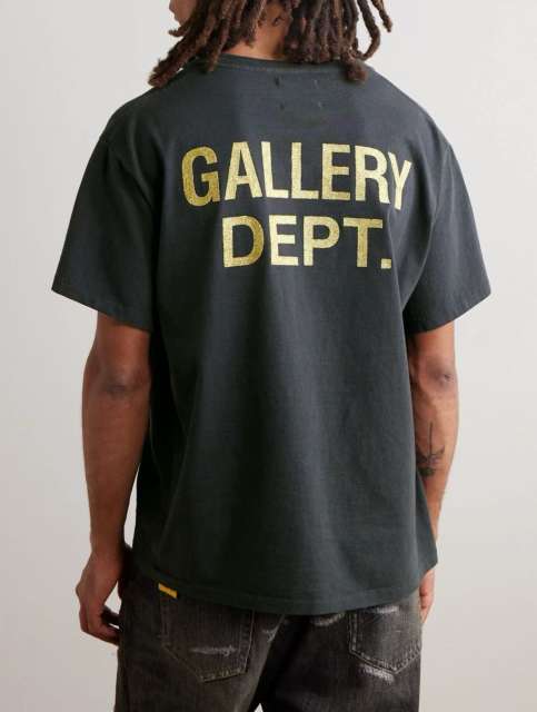 1:1 quality version Gallery Dept Colorful Hair Skull Print Washed Version Tee