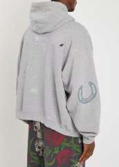 1:1 Quality Gallery Dept Winery Hand-Painted Print Distressed Hoodie