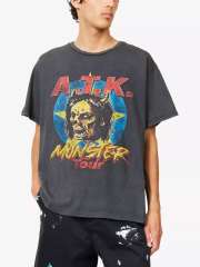 1:1 quality version Gallery Dept Orc Monster Print Washed Version Tee