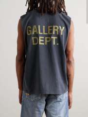 1:1 quality version Gallery Dept Miami Letter Print Washed Version Vest