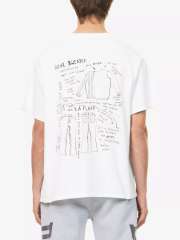 1:1 quality version Graffiti Word Print Tee