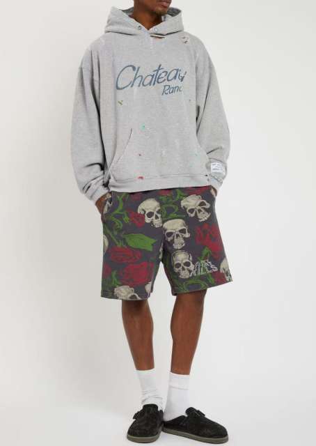 1:1 Quality Gallery Dept Winery Hand-Painted Print Distressed Hoodie