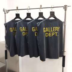 1:1 quality version Gallery Dept Miami Letter Print Washed Version Vest