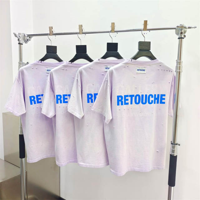 Gallery Dept 1:1 quality version RETOUCHE Torn Letter Print Tee 2 colors