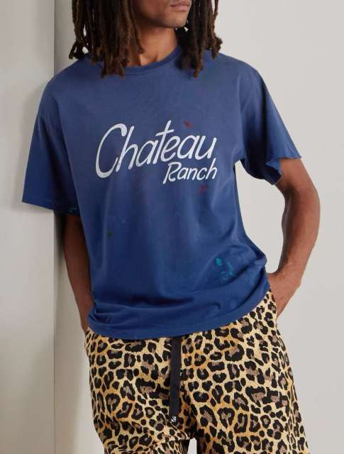 1:1 quality version Winery Hand Printed Tee
