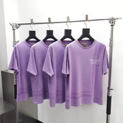 Gallery Dept 1:1 quality version large letters on the back of the cut and folded shadow tee