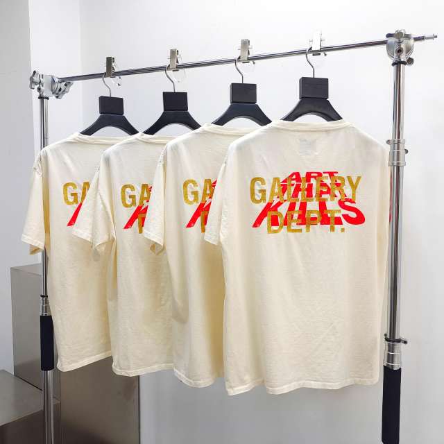 1:1 quality Gallery Dept Washed Letter Print Tee