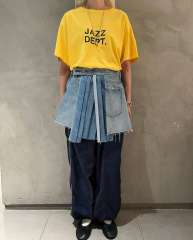 1:1 quality version Gallery Dept JAZZ Letter Print Tee