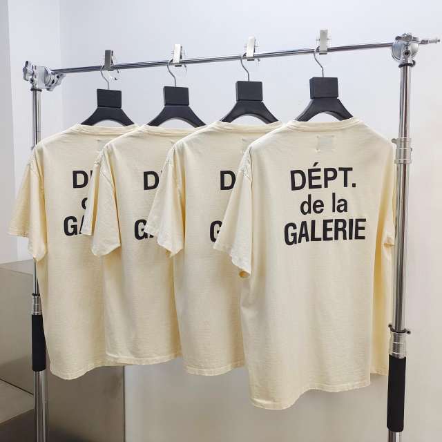 1:1 quality version Gallery Dept Chest Green Letter Print Tee