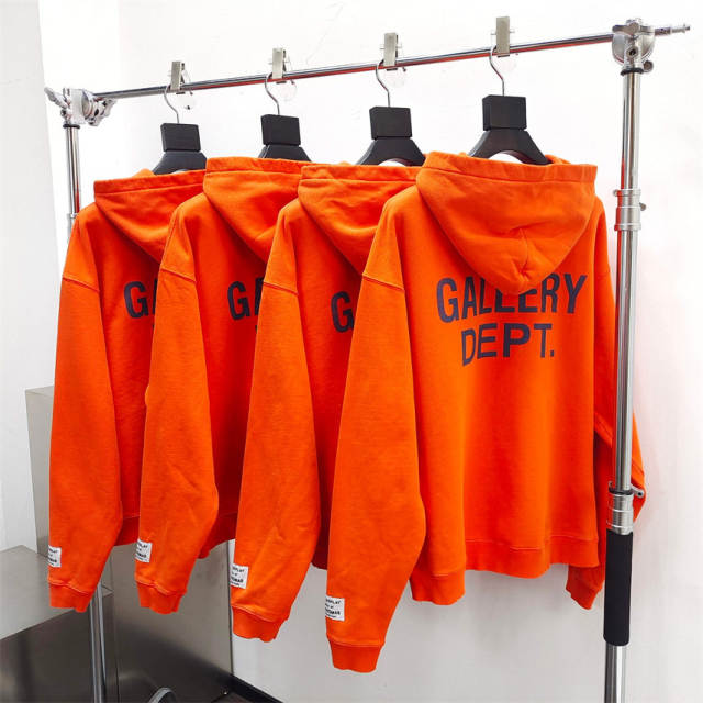 Gallery Dept 1:1 quality version Front and back monogrammed printed hoodie 2 colors