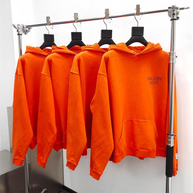 Gallery Dept 1:1 quality version Front and back monogrammed printed hoodie 2 colors