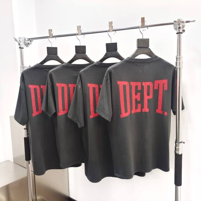 Gallery Dept 1:1 quality version Front and back four letter logo print Tee