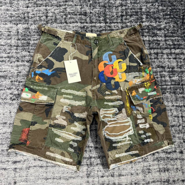 [Best Quality]1:1 Quality Gallery Dept Camo Shorts