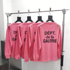 Gallery Dept 1:1 quality version Chest Pocket French Letter Logo Long Sleeve T-Shirt 3 colors