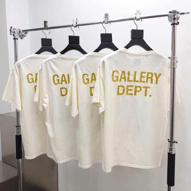 1:1 quality Gallery Dept Double Skull Surf Print Aged Tee