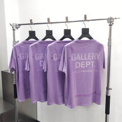 Gallery Dept 1:1 quality version large letters on the back of the cut and folded shadow tee
