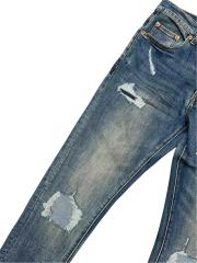 1:1 quality version Knee Rips Denim Jeans 28642009