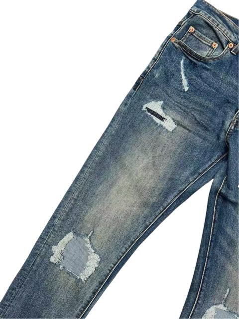 1:1 quality version Knee Rips Denim Jeans 28642009