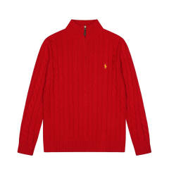 Rαlph LαurenHalf-Zipped Turtleneck Sweater